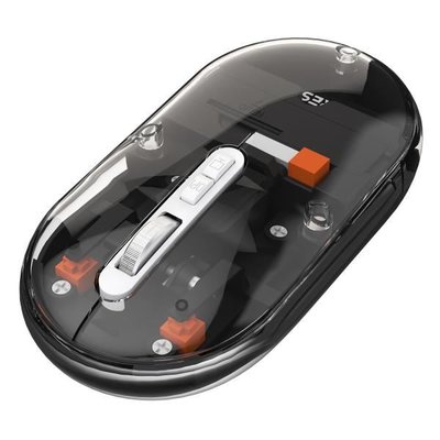 Everest SM-BT29 Glassy Transparan 2in1 Bluetooth ve 2.4 GHz Kablosuz Mouse Siyah