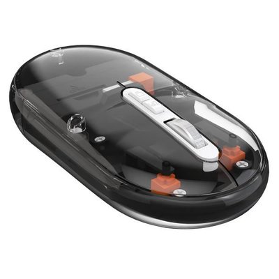 Everest SM-BT29 Glassy Transparan 2in1 Bluetooth ve 2.4 GHz Kablosuz Mouse Siyah