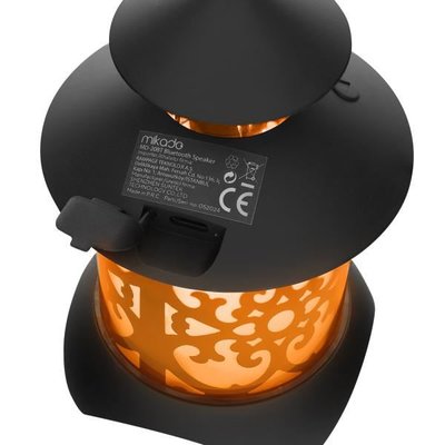 Mikado MD-20BT Siyah 5W 1200mAh LED Işıklı Bluetooth Hoparlör