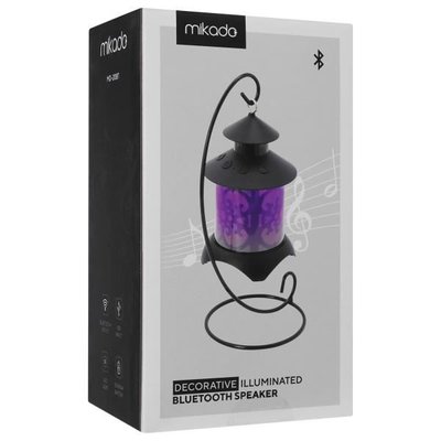 Mikado MD-20BT Siyah 5W 1200mAh LED Işıklı Bluetooth Hoparlör
