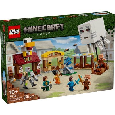 LEGO Minecraft Hortlak Balon Köy Saldırısı Video Oyunu Oyuncağı 21273