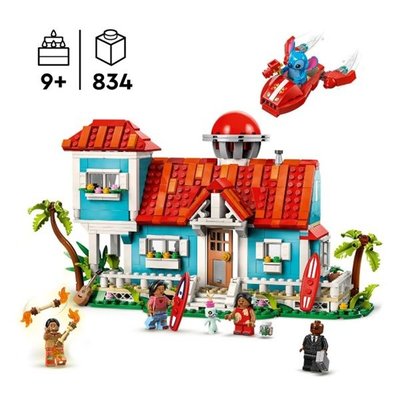 LEGO Disney Lilo ve Stiç Plaj Evi Yapım Seti 43268
