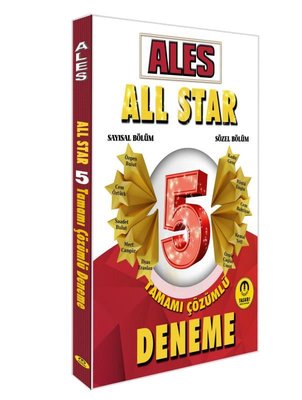 2025 ALES All Star Sayısal Sözel Yetenek Çözümlü 5 Deneme