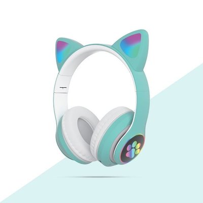 Soundme SM-61G Kedili Kulak Üstü Kulaklık Yeşil
