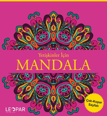 Yetişkinler İçin Mandala - Pembe
