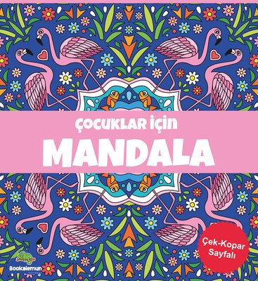 Çocuklar İçin Mandala - Lacivert