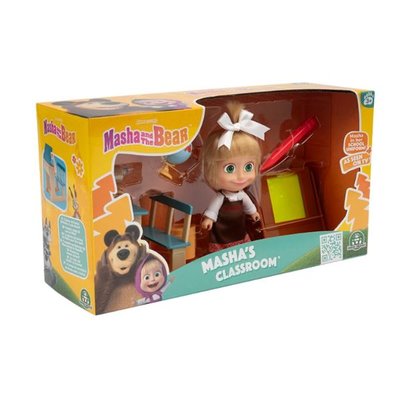 Masha&Koca Ayı 12Cm Bebek Okul Oyun Setı