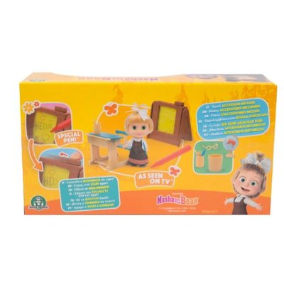 Masha&Koca Ayı 12Cm Bebek Okul Oyun Setı