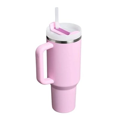 Stanley The Quencher Flowstate Tumbler Pipetli Termos Bardak 1.18 L Cherry Blossom