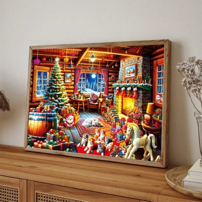 Ks Games Puzzle 300 Parça Christmas Room