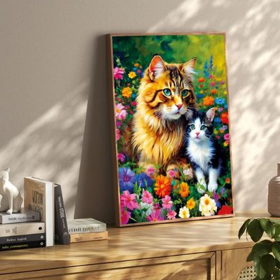 Ks Games Puzzle 300 Parça Cats Family