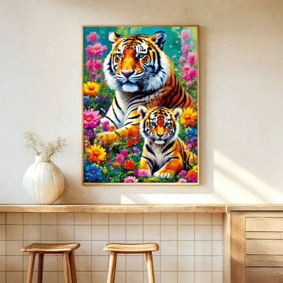 Ks Games Puzzle 300 Parça Tigers Family