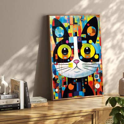 Ks Games Puzzle 300 Parça Abstract Cat