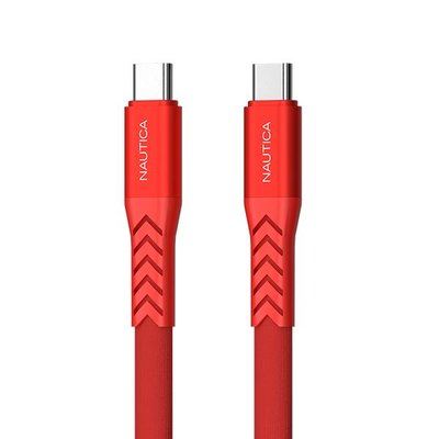 Nautıca C400 65W Typ-C&Typ-C Şarj Kablosu Kırmızı