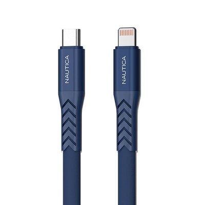 Nautıca C420 20W Lightning & Typ-C Şarj Kablosu Mavi