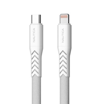 Nautıca C420 20W Lightning & Typ-C Şarj Kablosu Beyaz