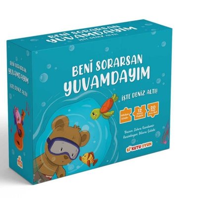 Beni Sorarsan Yuvamdayım - İşte Deniz Altı! Kitap ve Yapboz Seti