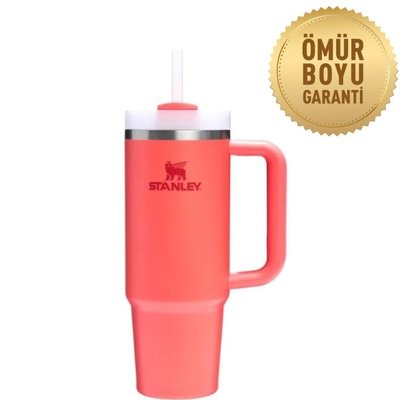 Stanley The Quencher H2.O FlowState Tumbler 0.89 Litre / 30oz Hot Coral
