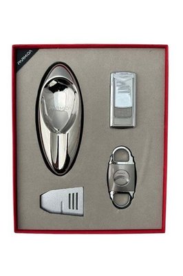 Parmida Çakmak Kesici Küllük Tutucu Puro Seti