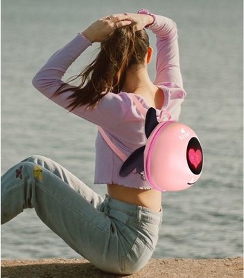 Prime Mini Eye Led Ekranlı Sırt Çantası Pembe
