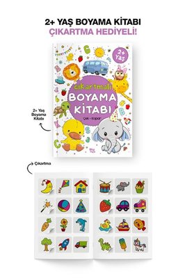 Çıkartmalı Boyama Kitabı 2 Yaş +