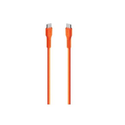 Ttec 2DK59NT USB-C - USB-C 120 cm 60W PD/QC Hızlı Şarj/Data Kablosu Neon Turuncu