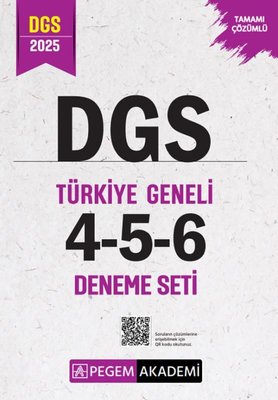 2025 DGS Tamamı Çözümlü Türkiye Geneli 4 - 5 - 6 (3'lü Deneme Seti)