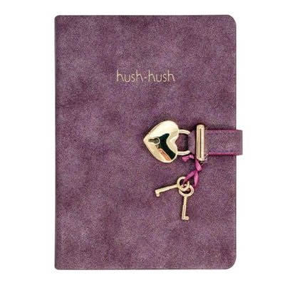 Victoria's Journals Hush Kilitli Defter 160 Yaprak Çizgili, Mor