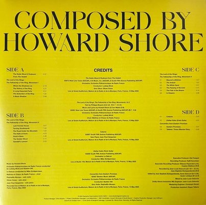 Howard Shore: Anthology -The Paris Concerts