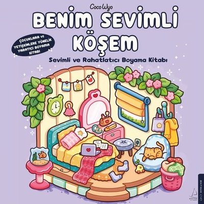 Benim Sevimli Köşem - Sevimli ve Rahatlatıcı Boyama Kitabı