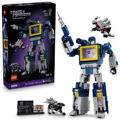 Lego Icons Transformers: Soundwave Builder 10358 | D&R