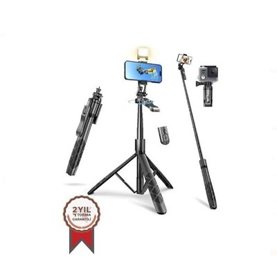 Torima L16 Selfie Stick Tripod Siyah