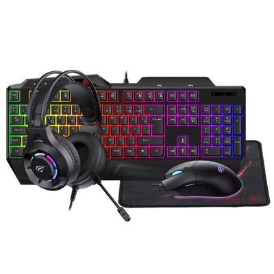 Havit Gamenote KB905CM-TUR 4'lü Gaming Set  Klavye Mouse Kulaklık Mousepad