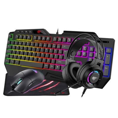 Havit Gamenote KB905CM-TUR 4'lü Gaming Set  Klavye Mouse Kulaklık Mousepad