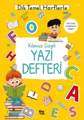 Kılavuz Çizgili Yazı Defteri - Küçük Boy - Dik Temel Harflerle