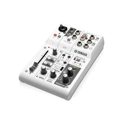 Yamaha AG 03 MK2 3 Kanallı Usb Mikser Beyaz