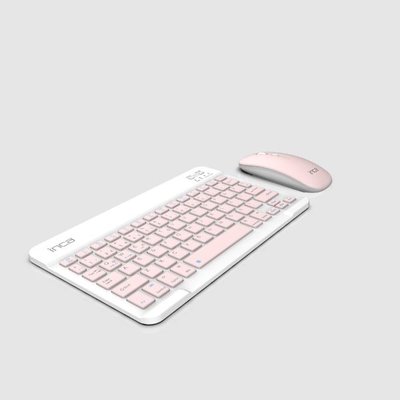 Inca IBK-562P Bluetooth Klavye & Mouse Set Pembe