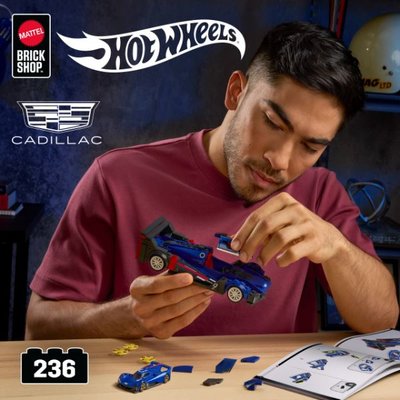 Mattel Brick Shop Hot Wheels Speed Serisi Cadillac Project GTP