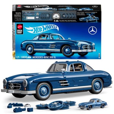 マテル ブリックショップ ホットウィール プレミアムシリーズ 300SL Mattel Brick Shop Hot Wheels Premium Serisi MercedesBenz 300SL