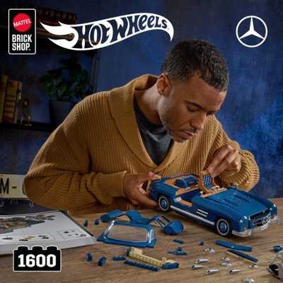マテル ブリックショップ ホットウィール プレミアムシリーズ 300SL Mattel Brick Shop Hot Wheels Premium Serisi MercedesBenz 300SL