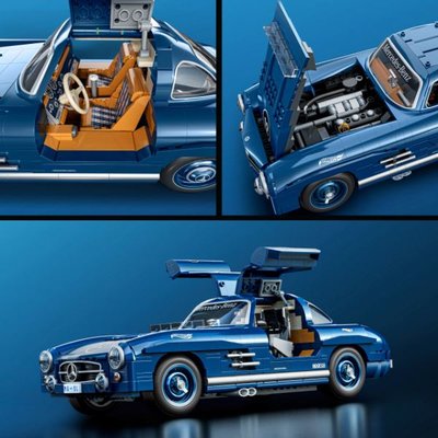 マテル ブリックショップ ホットウィール プレミアムシリーズ 300SL Mattel Brick Shop Hot Wheels Premium Serisi MercedesBenz 300SL