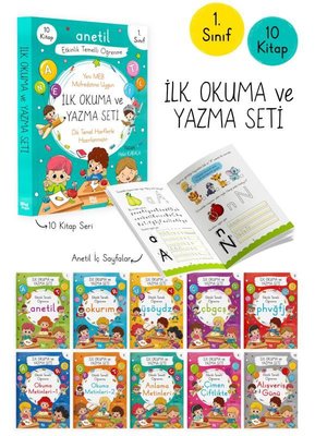 İlk Okuma ve Yazma Seti - 10 Kitap Takım (Hale Karaca) - Fiyat