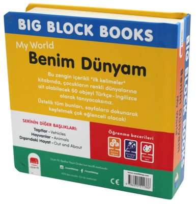 Benim Dünyam (My Word) Big Block Books Türkçe - İngilizce