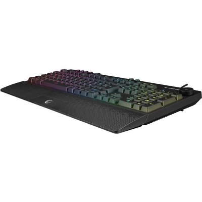 Rampage KB-GX65 SIMULA Siyah USB RGB Aydınlatmalı 4 Makro Tuşlu Bilek Destekli Gaming Oyuncu Klavye