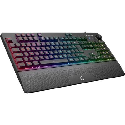 Rampage KB-GX65 SIMULA Siyah USB RGB Aydınlatmalı 4 Makro Tuşlu Bilek Destekli Gaming Oyuncu Klavye