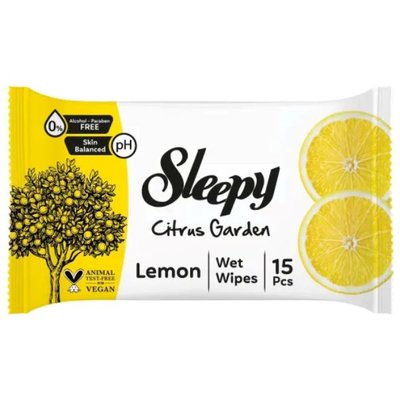 Sleepy Citrus Garden Cep Mendili 3 x 15