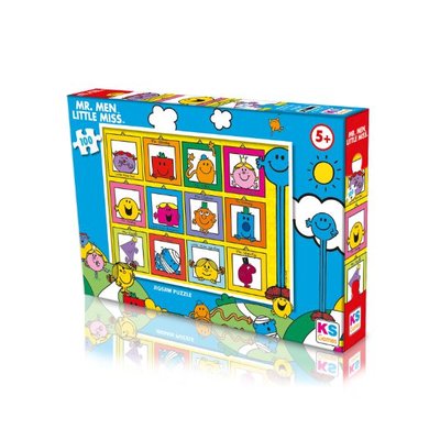 Ks Games Puzzle 100 Parça Mr. Men Little Miss