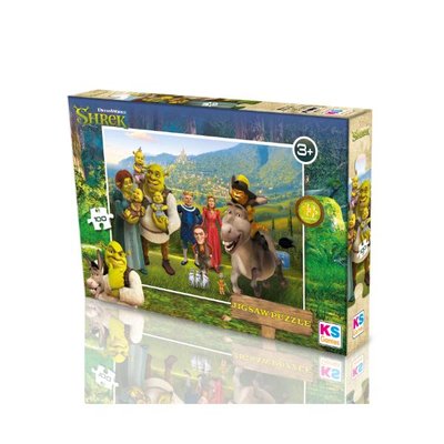 Ks Games Puzzle 100 Parça Shrek