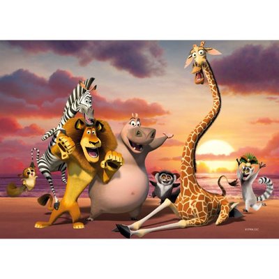 Ks Games Puzzle 100 Parça Madagascar