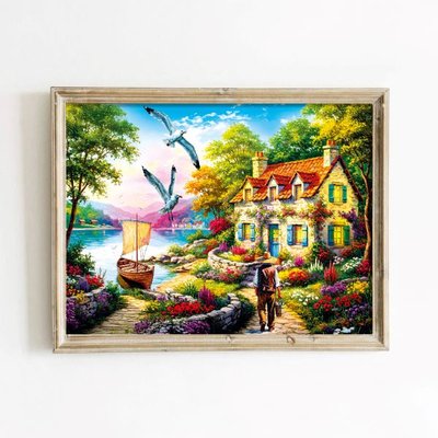 Ks Games Puzzle 500 Parça An Old Tale by the Lake